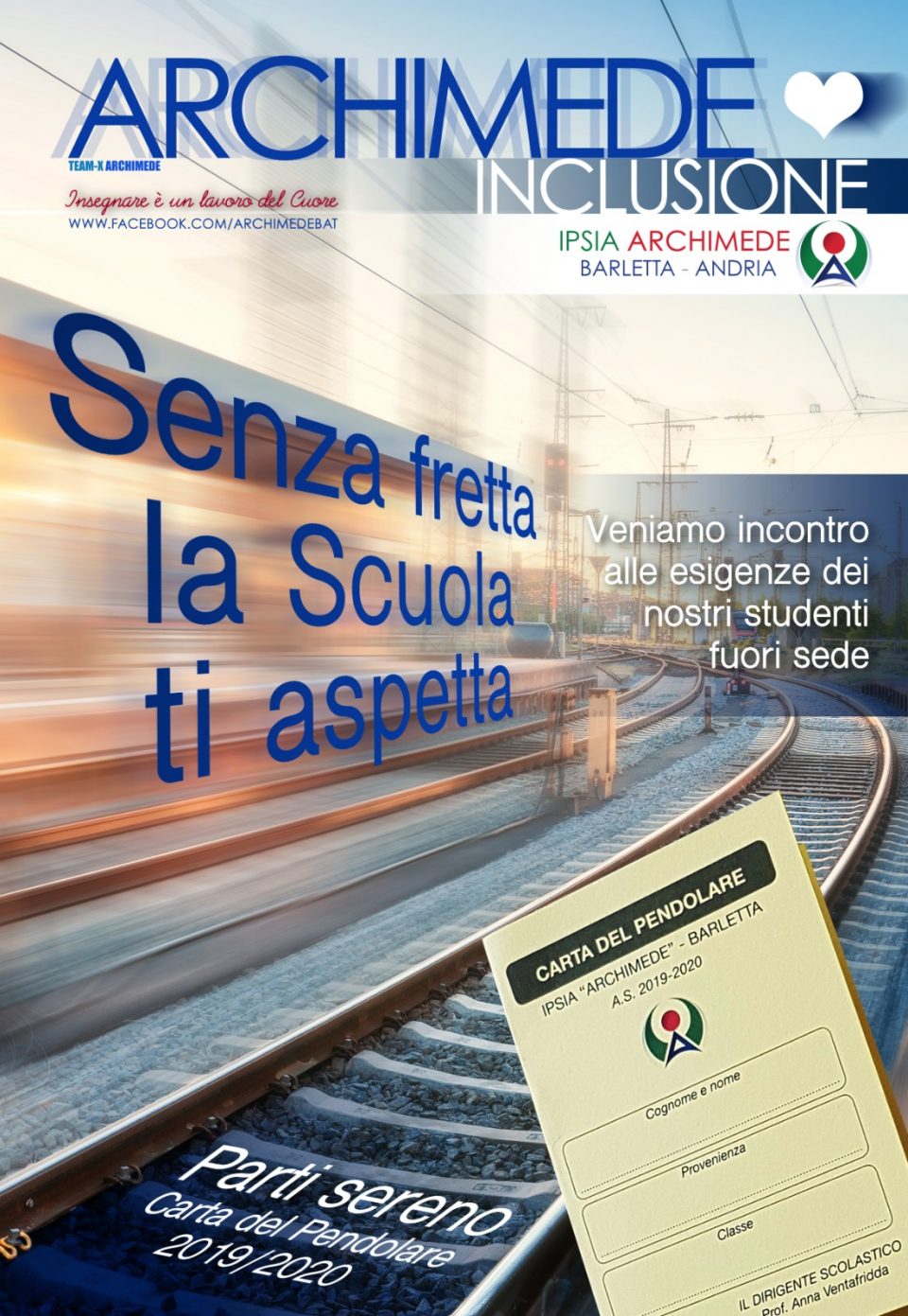 IPSIA ARCHIMEDE BARLETTA Comprendere le problematiche dei pendolari e le risolve con la carta del pendolare.